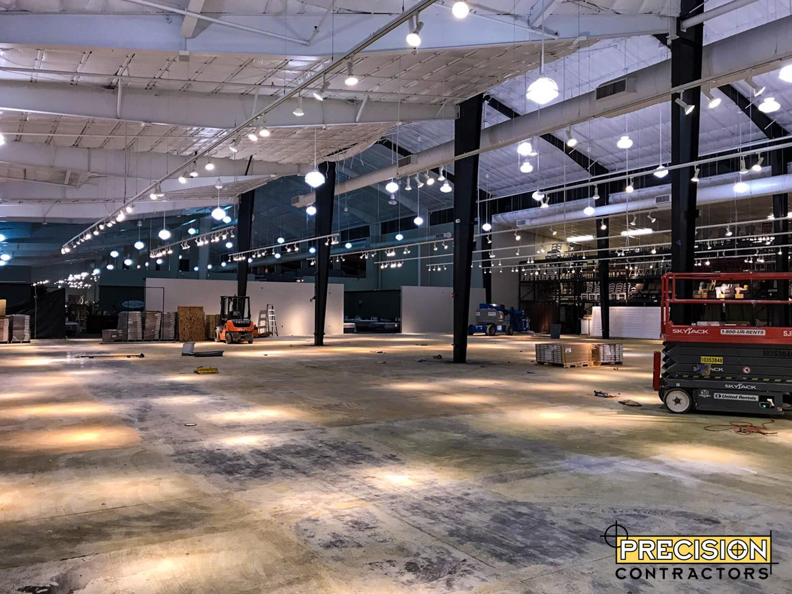 Project Furniture Row Showroom Expansion Precision Contractors