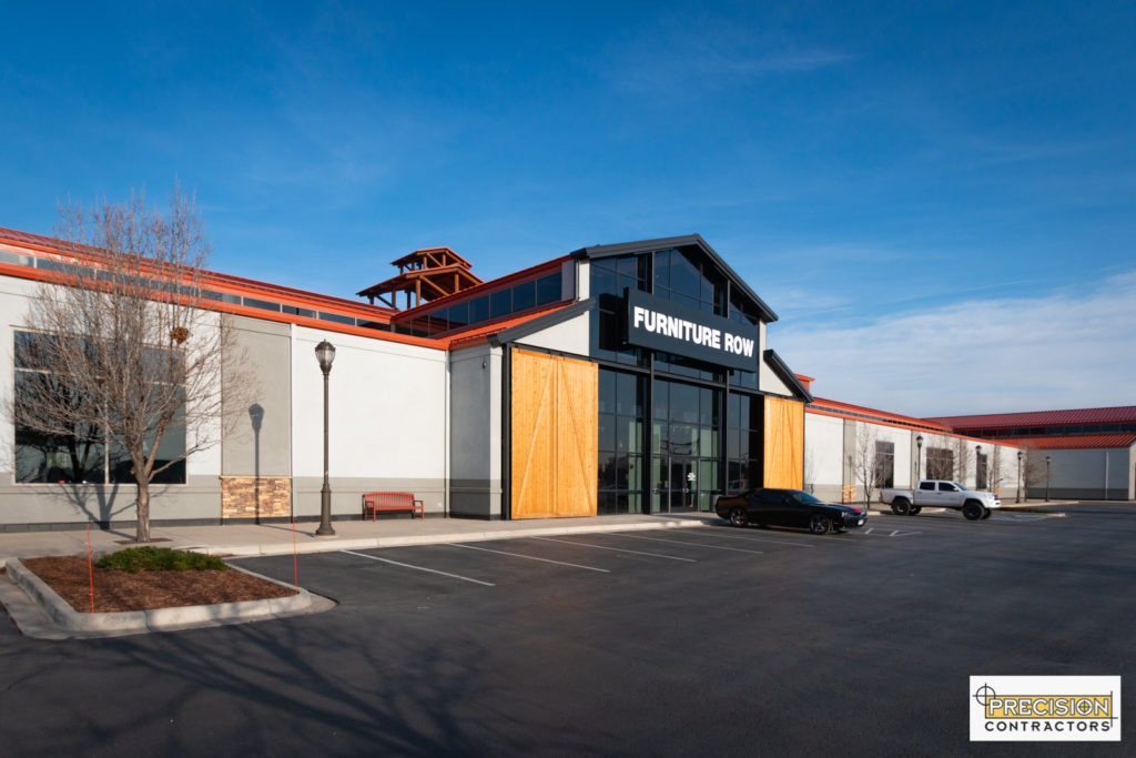 Project Furniture Row Showroom Renovation Precision