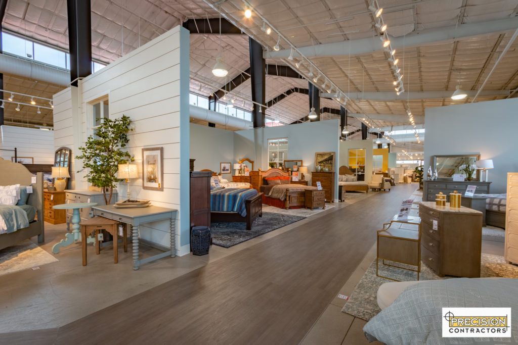 Project Furniture Row Showroom Renovation Precision Contractors