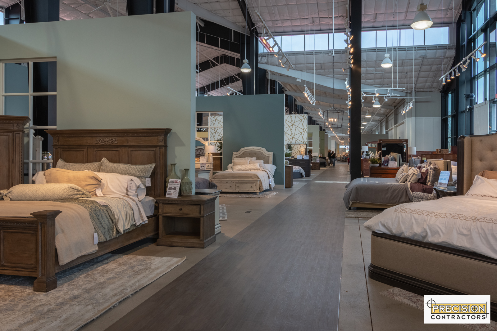 Furniture Row Showroom Precision Contractors